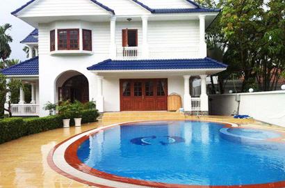 Lage villa for rent on Thao Dien area district 2 HCMC 