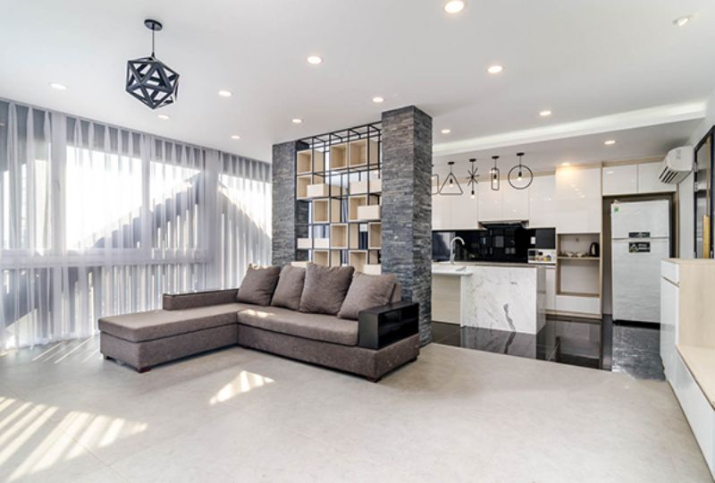 Now renting a luxury penthouse serviced apartment in Binh Thanh district