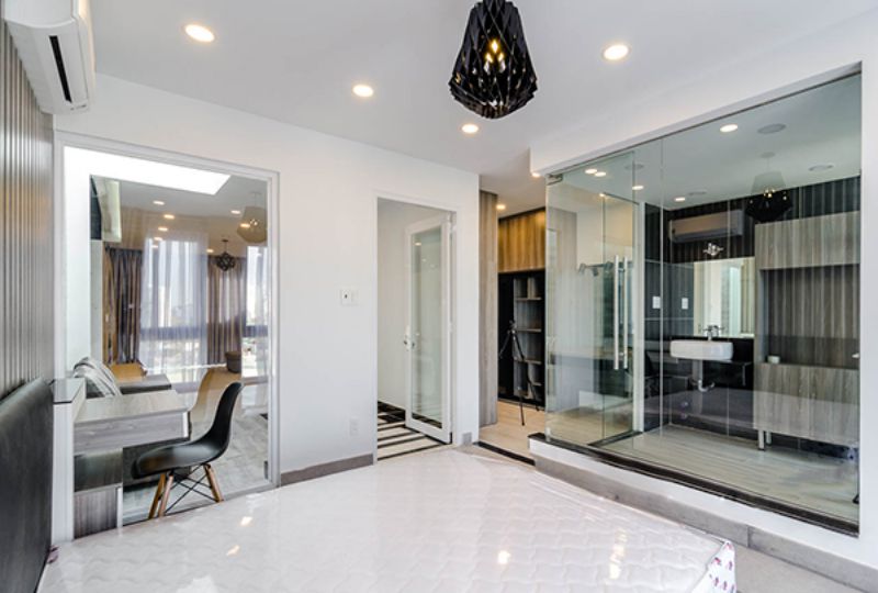 Now renting a luxury penthouse serviced apartment in Binh Thanh district