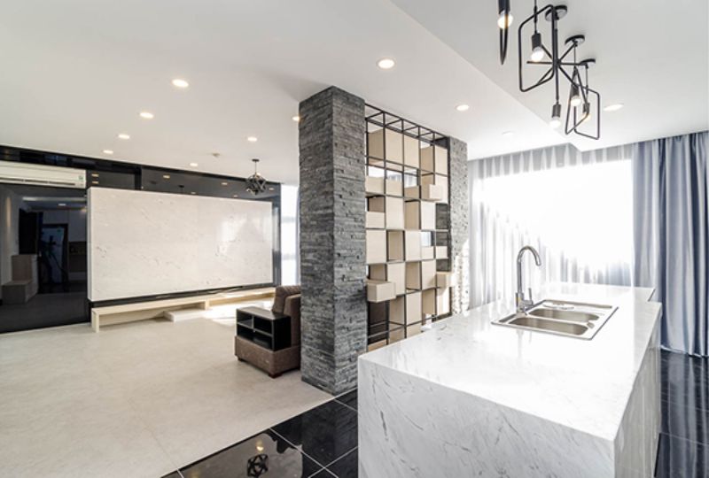 Now renting a luxury penthouse serviced apartment in Binh Thanh district