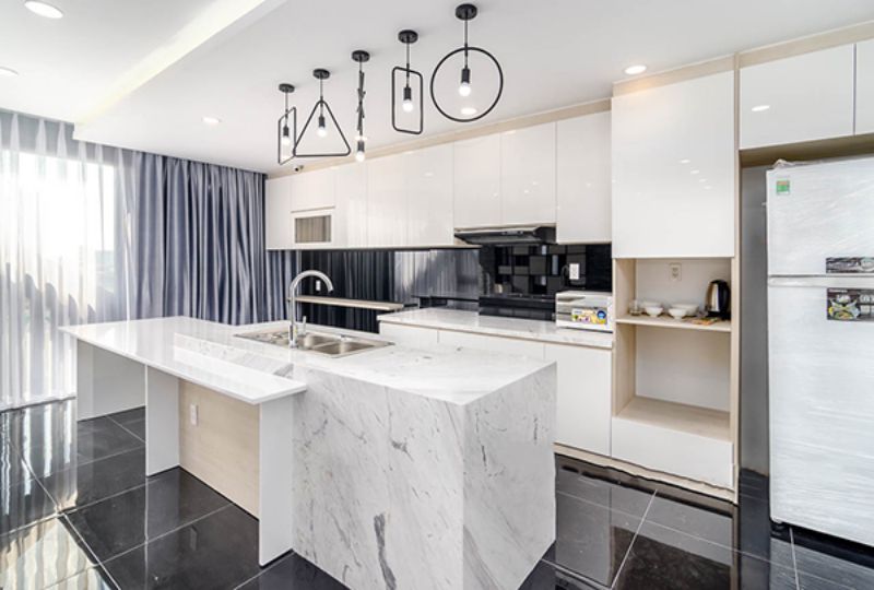 Now renting a luxury penthouse serviced apartment in Binh Thanh district