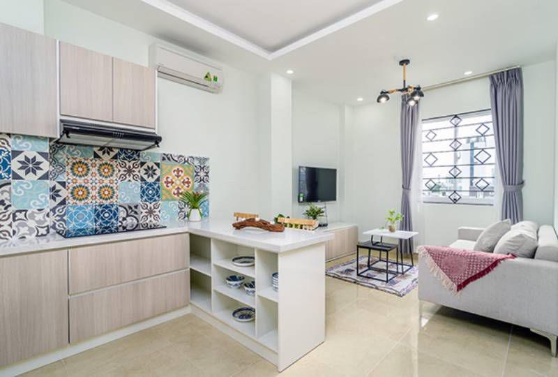 Elegant serviced apartment for rent on Truong Sa street Phu Nhuan district
