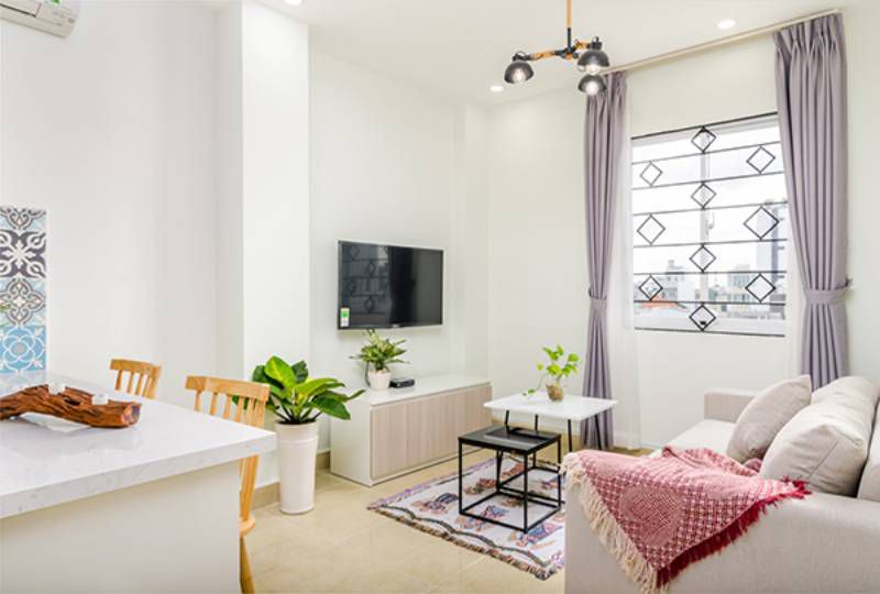 Elegant serviced apartment for rent on Truong Sa street Phu Nhuan district