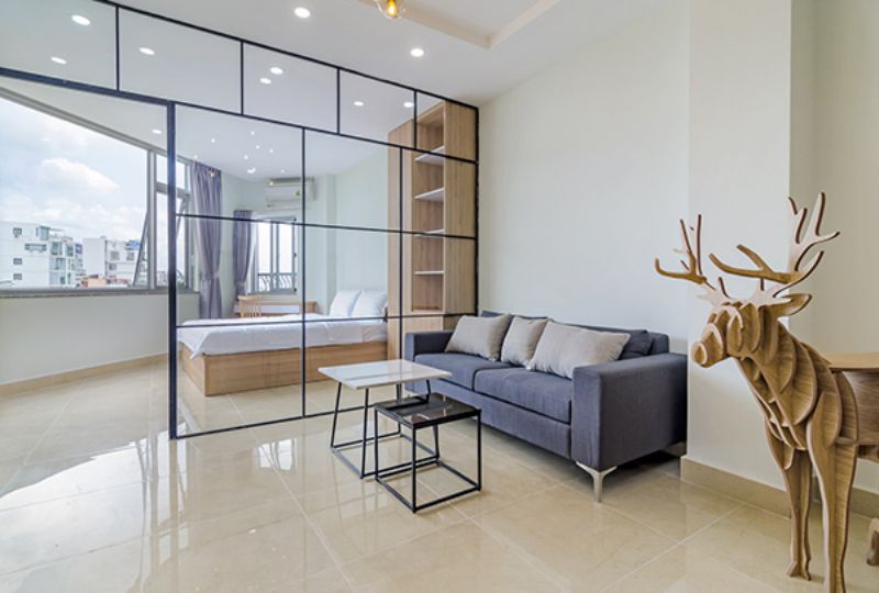 One bedroom serviced apartment on Truong Sa street Phu Nhuan for rent