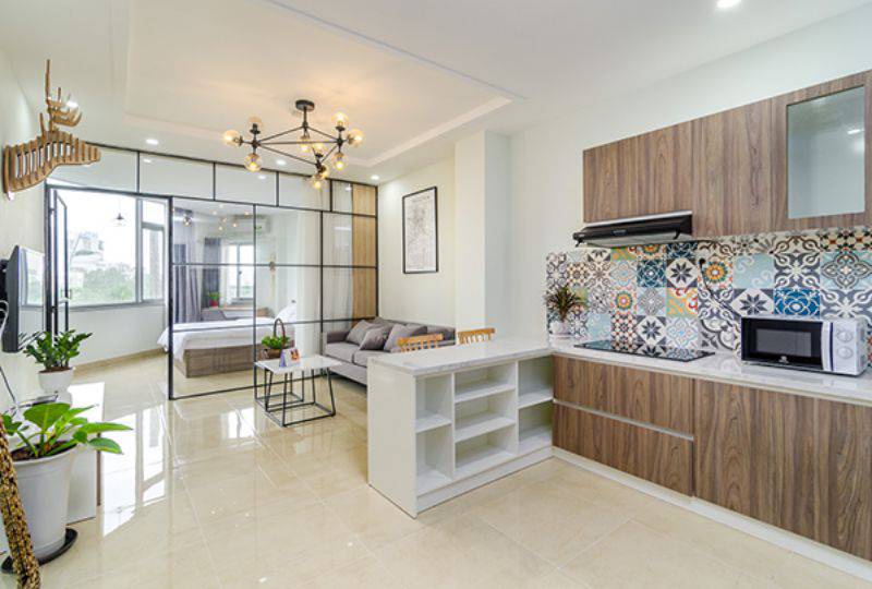 One bedroom serviced apartment on Truong Sa street Phu Nhuan for rent