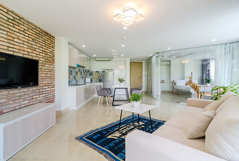Elegant serviced apartment on Truong Sa street Phu Nhuan district for rent