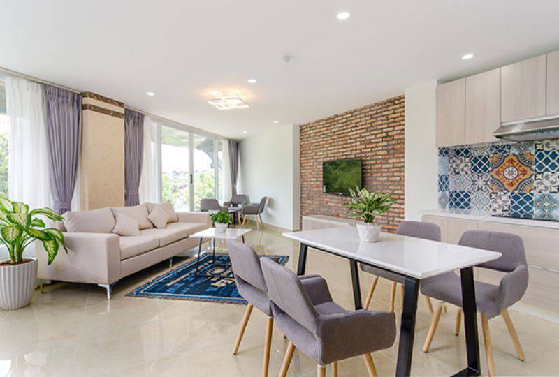 Elegant serviced apartment on Truong Sa street Phu Nhuan district for rent