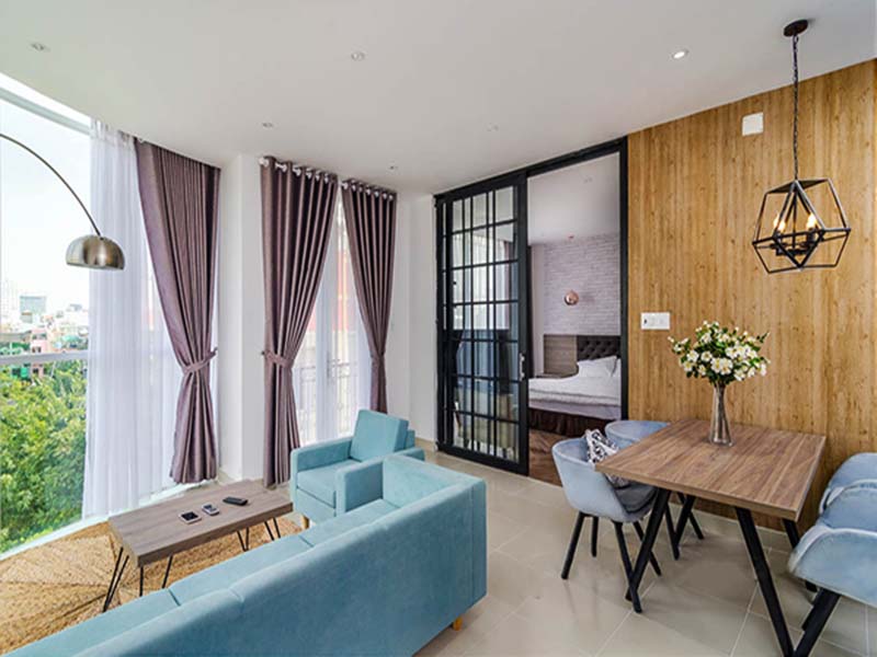 Luxury serviced apartment for rent in Truong Sa street Phu Nhuan District