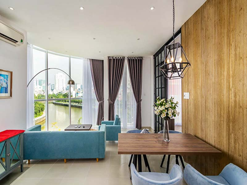Luxury serviced apartment for rent in Truong Sa street Phu Nhuan District