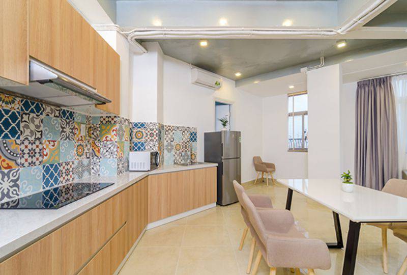 Luxury Penthouse serviced apartment for lease in Truong Sa street HCMC
