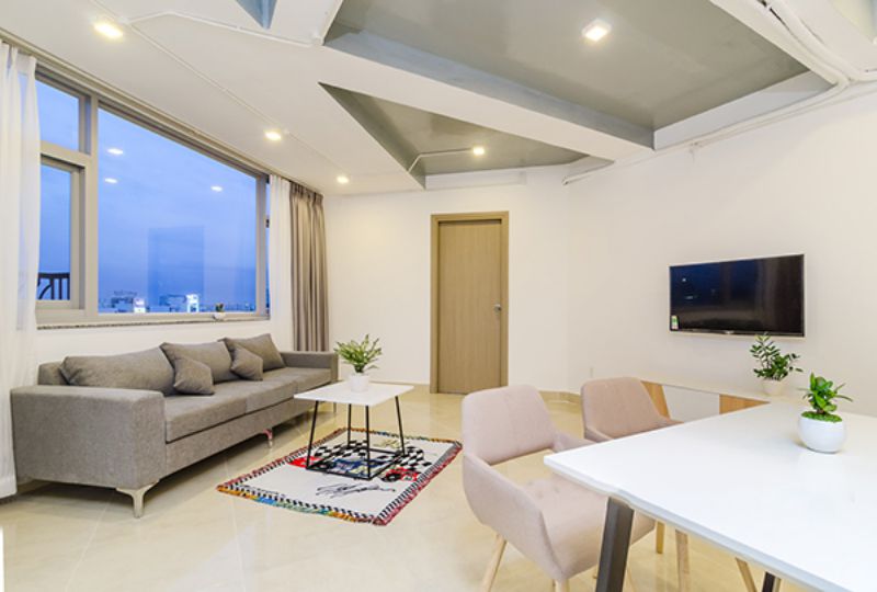 Luxury Penthouse serviced apartment for lease in Truong Sa street HCMC
