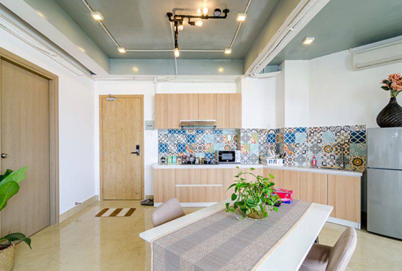 Luxury Penthouse serviced apartment for lease in Truong Sa street HCMC