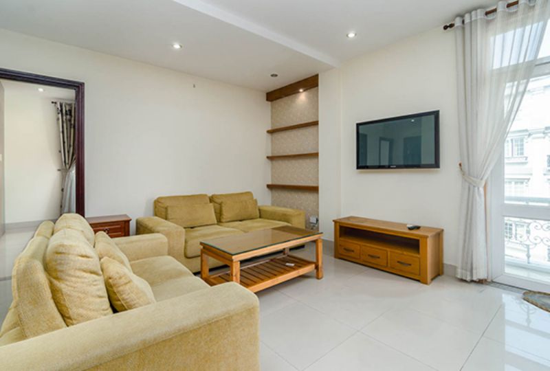 Three bedroom serviced apartment for lease in Thao Dien ward - District 2