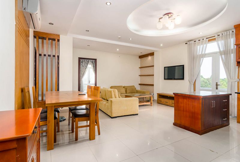Three bedroom serviced apartment for lease in Thao Dien ward - District 2