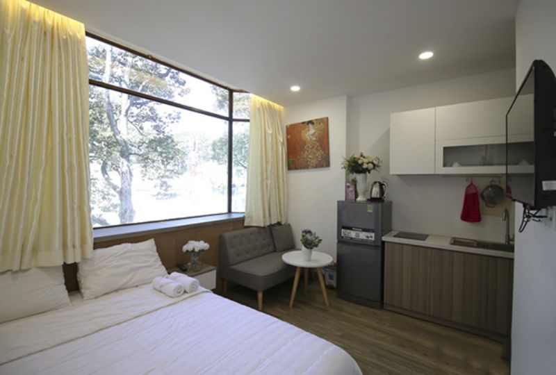 Studio serviced apartment for rent in Bui Thi Xuan street district 1 HCMC