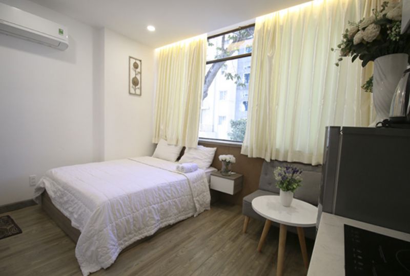 Studio serviced apartment for rent in Bui Thi Xuan street district 1 HCMC