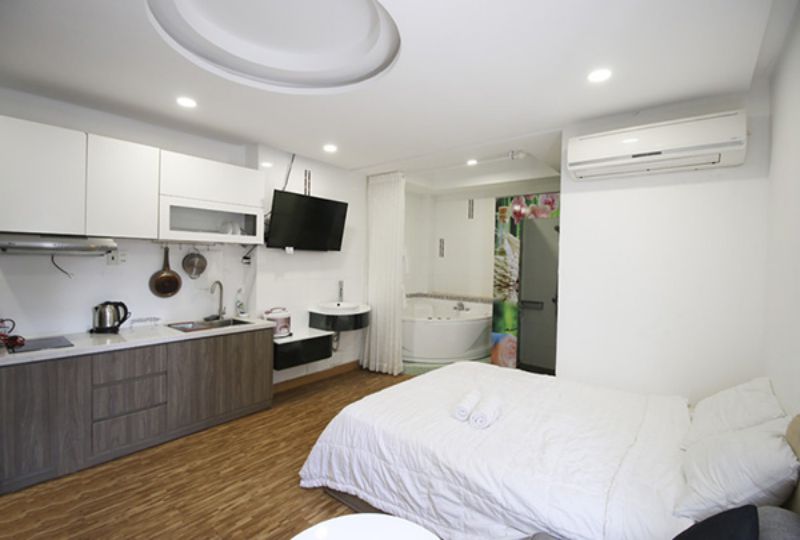 Studio serviced apartment for rent in Bui Thi Xuan street district 1 HCMC