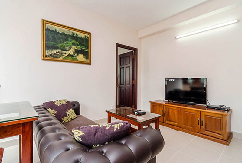 Serviced apartment for rent on Nguyen Thi Minh Khai street Dakao ward District 1.