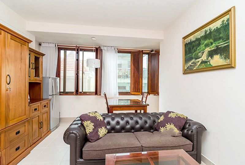 Serviced apartment for rent on Nguyen Thi Minh Khai street Dakao ward District 1.