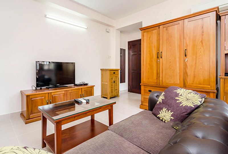Serviced apartment for rent on Nguyen Thi Minh Khai street Dakao ward District 1.