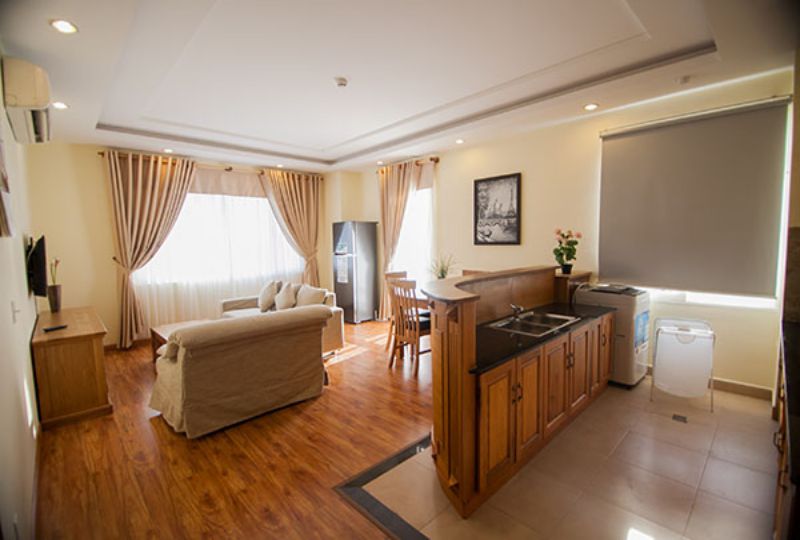 Serviced apartment for rent in Tran Hung Dao street - District 1 HCMC