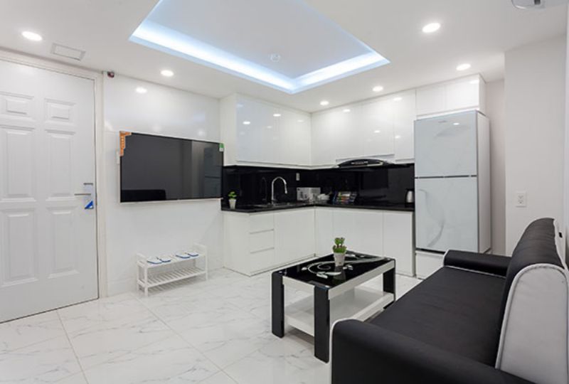 Service apartment for rent on district 3 Nguyen Van Troi street Saigon city