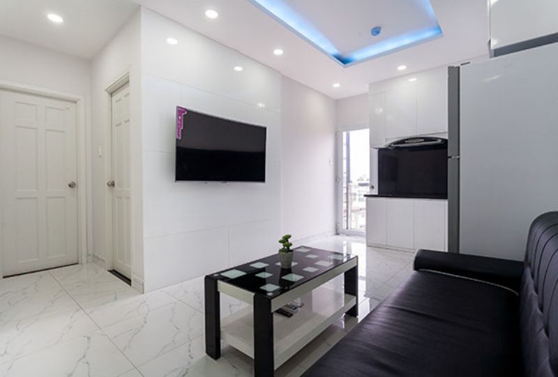 2 bedroom serviced apartment for rent on Nguyen Van Troi street, district 3