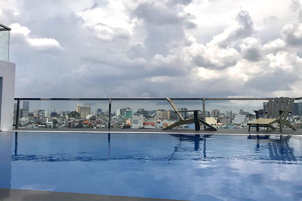 2 bedroom serviced apartment for rent on Nguyen Van Troi street, district 3