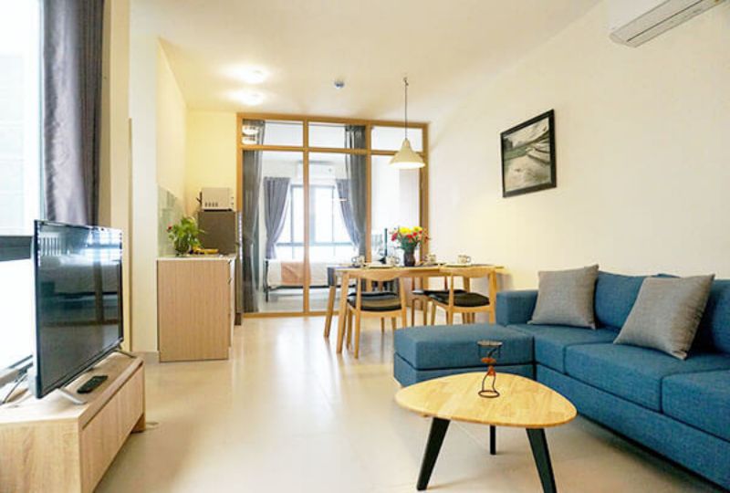Nice serviced apartment for rent on Nguyen Trai street district 1 HCMC