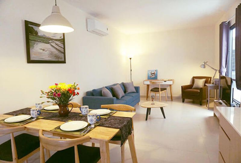 Nice serviced apartment for rent on Nguyen Trai street district 1 HCMC