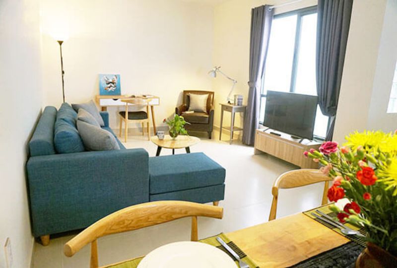 Nice serviced apartment for rent on Nguyen Trai street district 1 HCMC