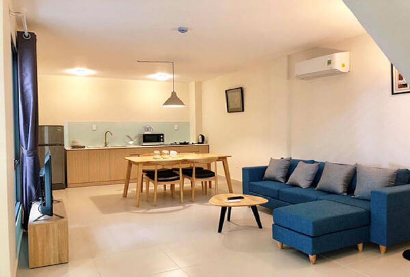 Duplex serviced apartment for rent on Nguyen Trai street - Ho Chi Minh city