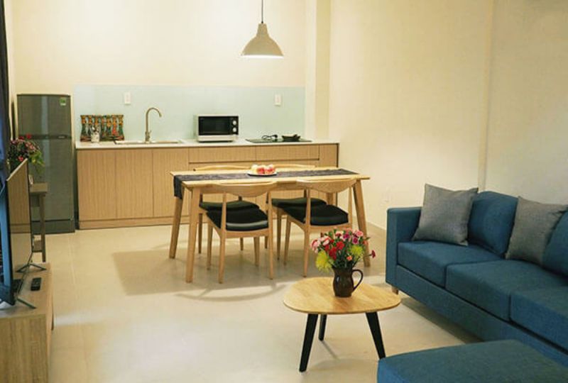 Duplex serviced apartment for rent on Nguyen Trai street - Ho Chi Minh city