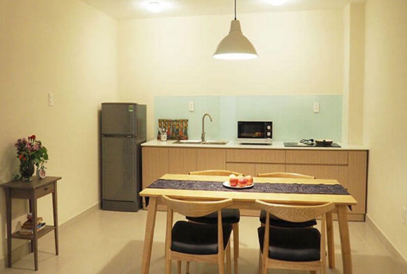 Duplex serviced apartment for rent on Nguyen Trai street - Ho Chi Minh city
