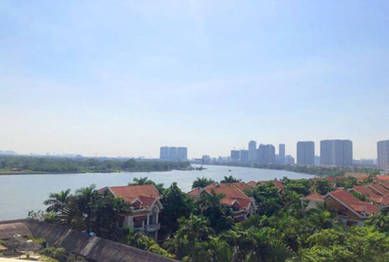 Spacious serviced apartment for rent in Thao Dien area District 2 HCMC