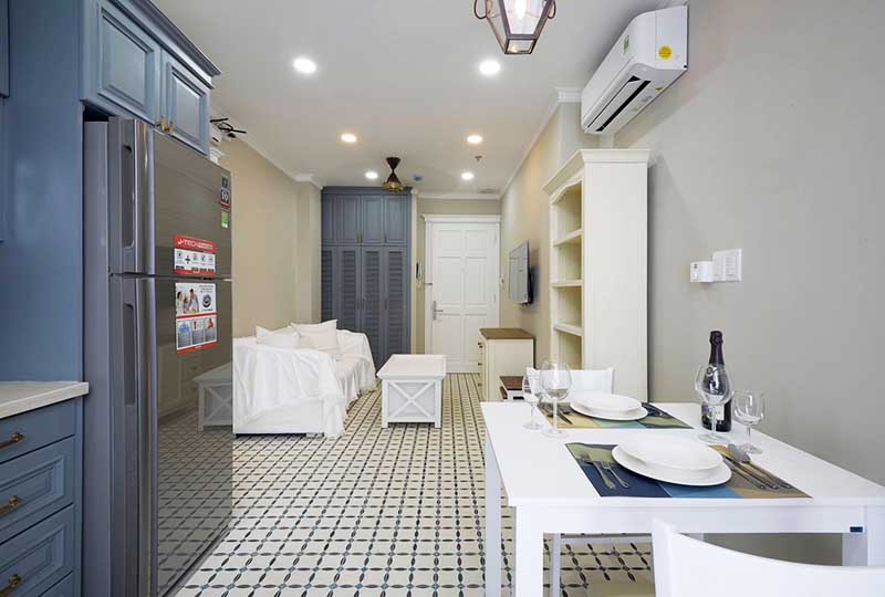 Single bedroom serviced apartment for rent in Thao Dien District 2