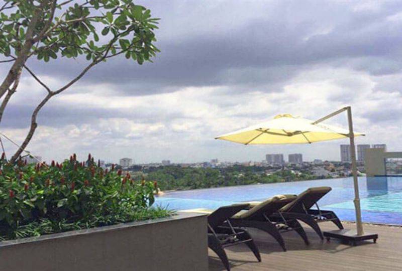 The 2 bedroom apartment for lease on Lexington Residence district 2 HCM