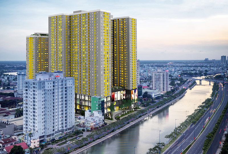 Luxury apartment for rent on The Gold View apartment district 4 - Saigon