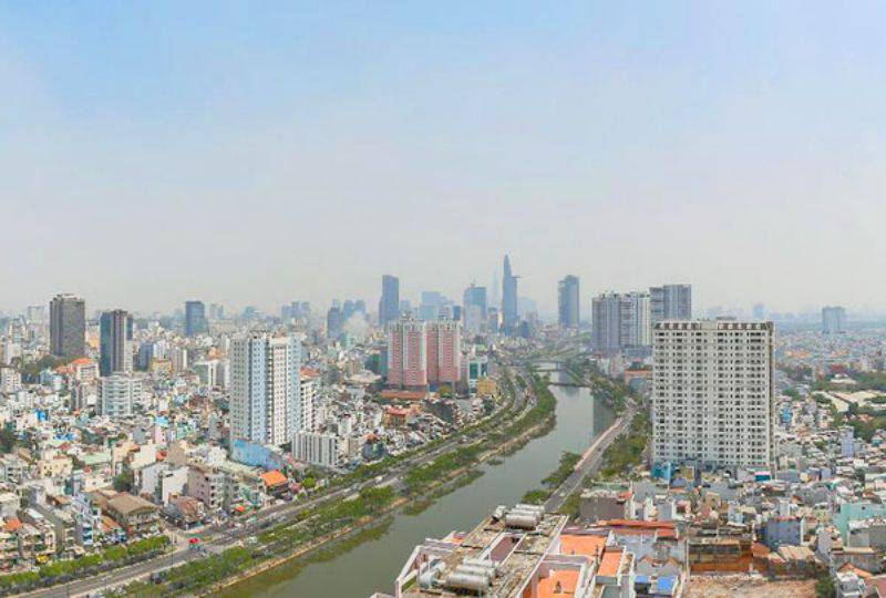 Luxury apartment for rent on The Gold View apartment district 4 - Saigon
