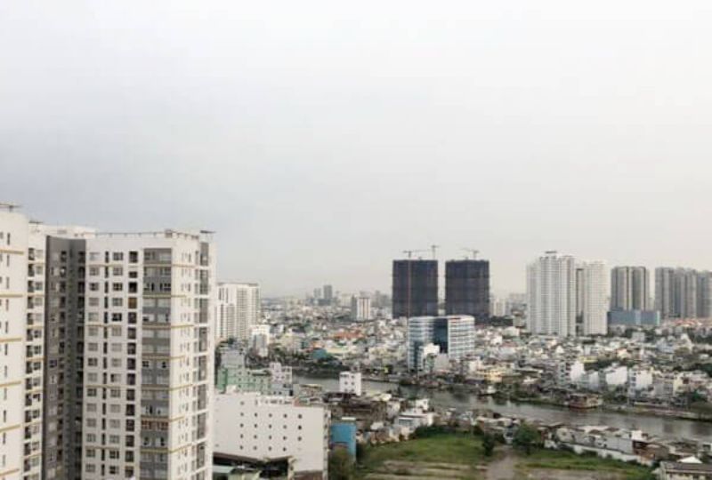 Unfurnished apartment for rent at Ben Van Don street The Gold View Tower