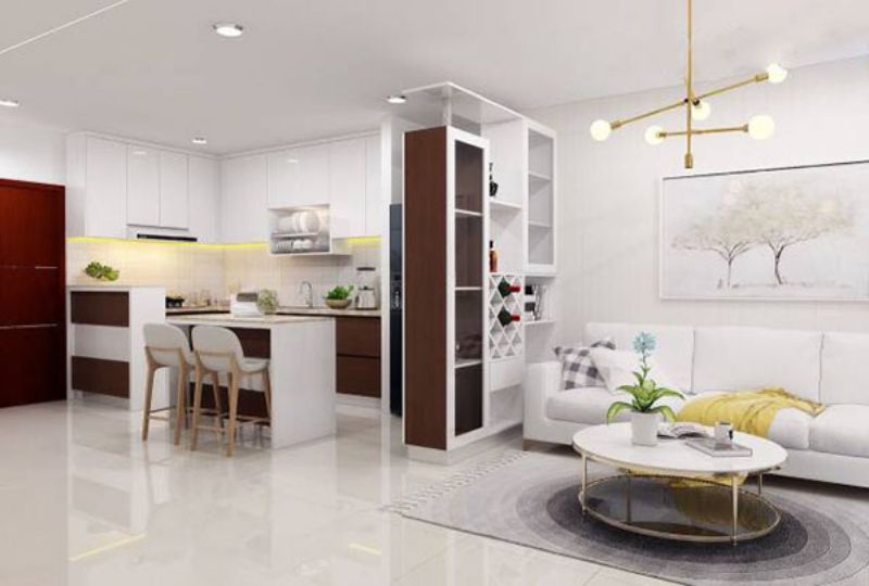 Luxury apartment for rent in district 4 Tresor flat Ben Van Don street HCMC
