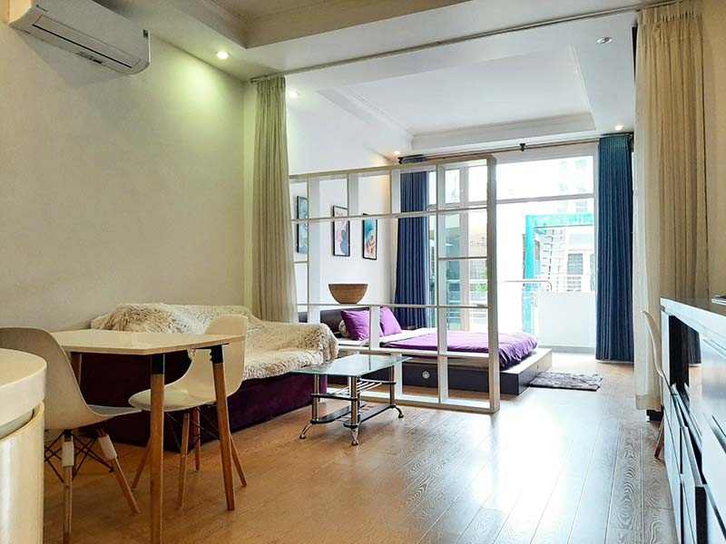 Cozy serviced apartment for rent in district 1 Nguyen Dinh Chieu Dakao