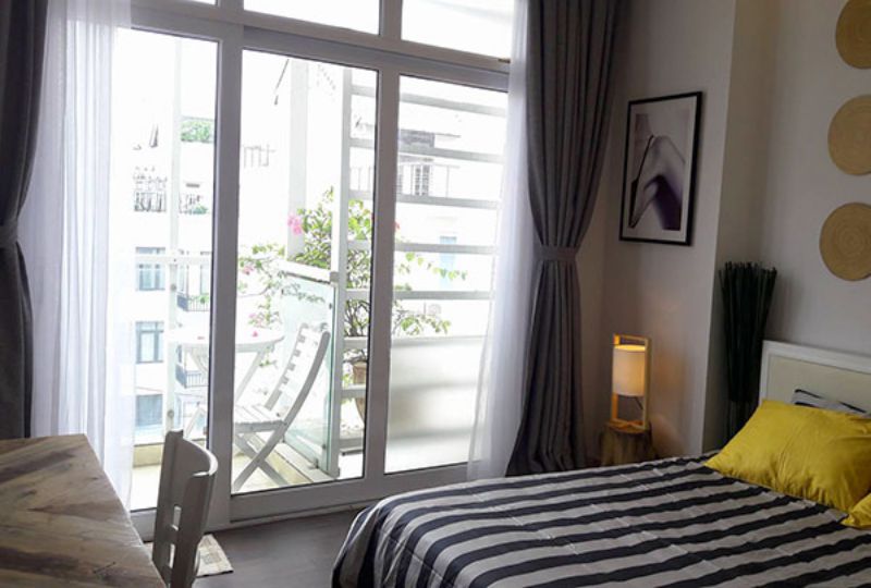 Single bedroom serviced apartment for rent on Tran Quy Khoach street District 1