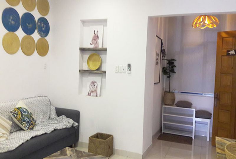 Single bedroom serviced apartment for rent on Tran Quy Khoach street District 1
